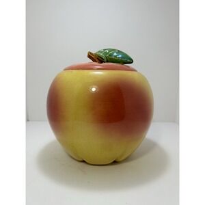 Blushing Apple McCoy cookie jar vintage